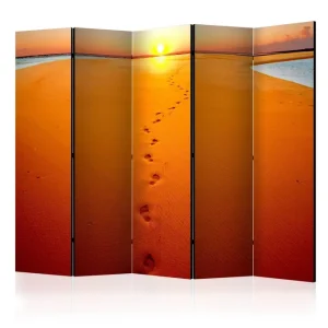 Rumsavdelare - Footprints in the sand II 225x172 Artgeist sp. z o. o. - Inredning Fynd