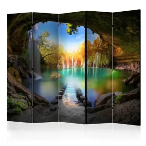 Rumsavdelare - Turquoise Lake II 225x172 Artgeist sp. z o. o. - Inredning Premium