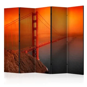 Rumsavdelare - Golden Gate Bridge II 225x172 Artgeist sp. z o. o. - Inredning Fynd