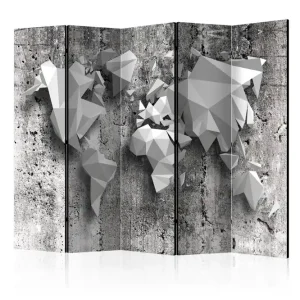 Rumsavdelare - World Map: Origami II 225x172 Artgeist sp. z o. o. - Inredning Nyhet