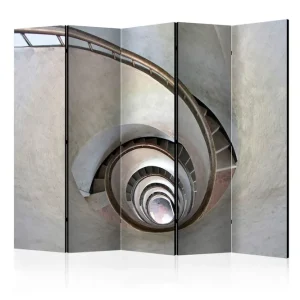 Rumsavdelare - White spiral stairs II 225x172 Artgeist sp. z o. o. - Inredning Nedsatt pris
