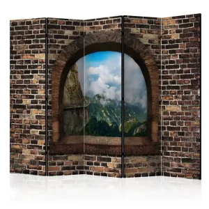 Rumsavdelare - Stony Window: Mountains II 225x172 Artgeist sp. z o. o. - Inredning Populär