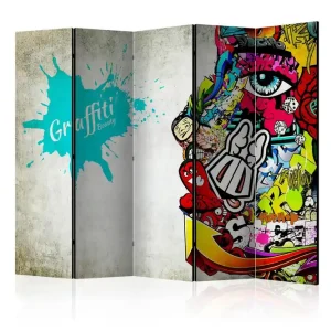 Rumsavdelare - Graffiti beauty II 225x172 Artgeist sp. z o. o. - Inredning I lager