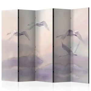 Bästa pris Rumsavdelare - Flying Swans II 225x172 Artgeist sp. z o. o. - Inredning