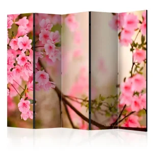 Köp online Rumsavdelare - Pink azalea II 225x172 Artgeist sp. z o. o. - Inredning
