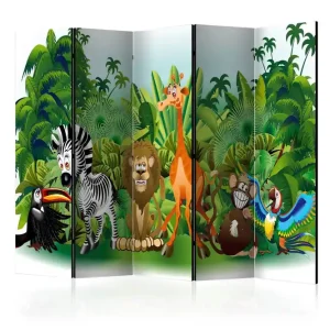 Bästa pris Rumsavdelare - Jungle Animals II 225x172 Artgeist sp. z o. o. - Inredning