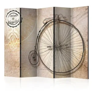 Rumsavdelare - Vintage bicycles - sepia II 225x172 Artgeist sp. z o. o. - Inredning Begränsat antal