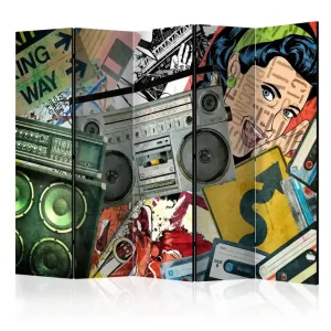 Billig Rumsavdelare - Graffiti girl II 225x172 Artgeist sp. z o. o. - Inredning
