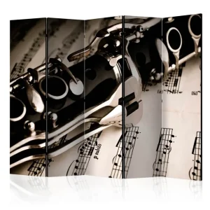 Rumsavdelare - Clarinet and music notes II 225x172 Artgeist sp. z o. o. - Inredning Snabb frakt