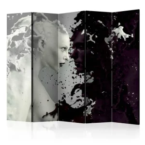 Rumsavdelare - Black and White Faces II 225x172 Artgeist sp. z o. o. - Inredning Fynd