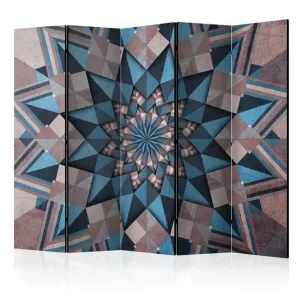 Rumsavdelare - Star Mandala (Brown and Blue) II 225x172 Artgeist sp. z o. o. - Inredning Rabatt