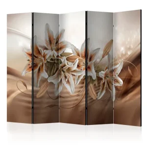 Rumsavdelare - Chocolate Lilies II 225x172 Artgeist sp. z o. o. - Inredning Expressleverans