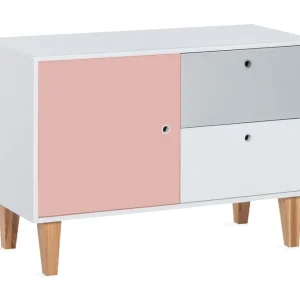 VOX Concept Byrå Vit/Grå/Rosa VOX - Förvaring Rabatter