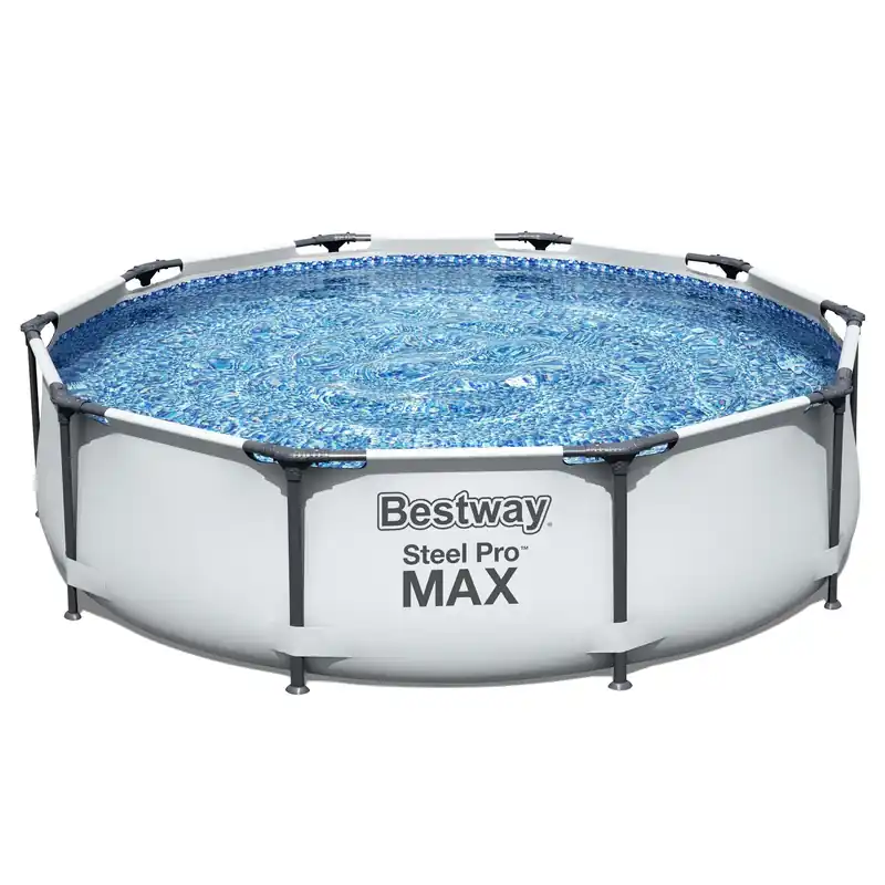 Endast denna vecka Bestway Bestway ovanmarkspool-paket Ø3m - 76cm djup | Steel Pro MAX (56408) - Trädgård & spabad