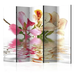 Begränsad tid Rumsavdelare - Tropical flowers - orchid tree 225x172 Artgeist sp. z o. o. - Inredning