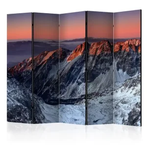 Köp online Rumsavdelare - Beautiful sunrise in the Rocky 225x172 Artgeist sp. z o. o. - Inredning
