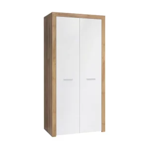 Tarka Garderob Trä/natur|Vit - Förvaring Lägg i varukorgen