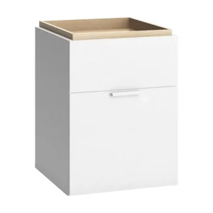Begränsat erbjudande VOX 4You Sängbord 41 cm med Förvaring Vit/Natur VOX - Möbler