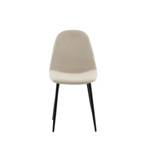 Kampanjpris Venture Home Polar Köksstol Svart/Beige - Möbler