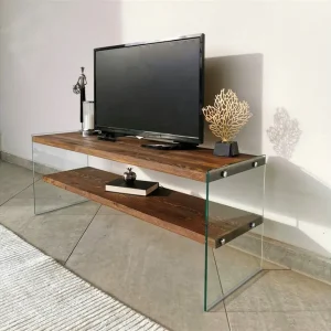 Billig Netherlee TV-Möbelset 45 cm Valnöt - Möbler