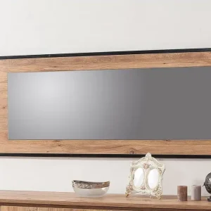 Locate Spegel 60 cm Trä/natur/Svart - Inredning Kundfavorit