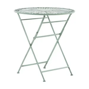 Kundfavorit Piossasco Runt Hopfällbart Cafébord och Trädgårdsbord 60 cm Grön - Utemöbler