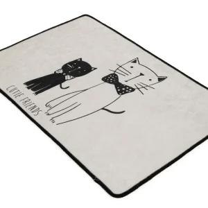 Begränsat erbjudande Koneko Matta Oval 60x90 cm Flerfärgad/Sammet - Textil & mattor