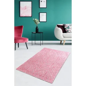 Snabb frakt Assaggie Matta 160x230 cm Rosa/Sammet - Textil & mattor