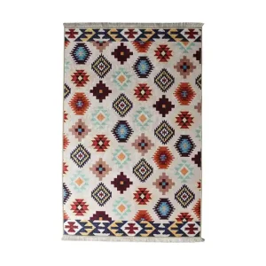 Begränsat erbjudande Cannenta Matta 140x190 cm Flerfärgad/Sammet - Textil & mattor