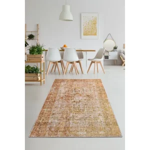 Trygg betalning Hannabel Matta 140x190 cm Senap/Sammet - Textil & mattor