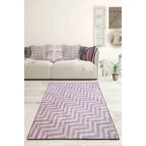 Babilas Entrematta 100x300 cm Rosa/Grå/Sammet - Textil & mattor Köp online