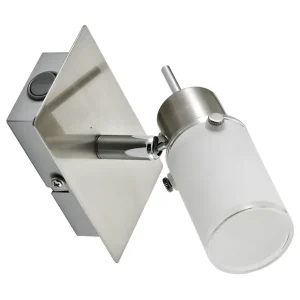 MAX LED vägglampa, stål Grå - Belysning & el Billigare