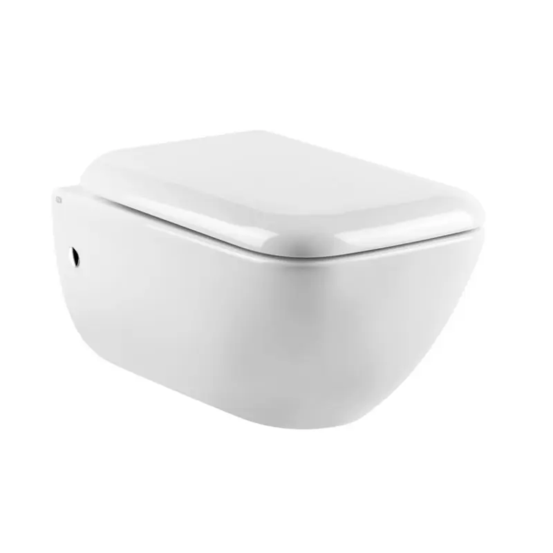 Vägghängd Toalettstol Gessi Anello 39113 Rimless Begränsat antal