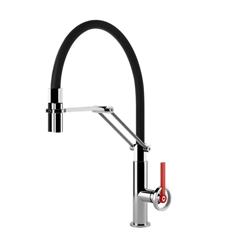 Populärt val Köksblandare Gessi Officine V 60205 med Utdragbar Pip