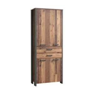 Torelles Garderob 87x221 cm Brun/Grå - Förvaring Billigare