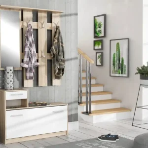 Breslau Hallmöbelset 98x180 cm Beige/Vit - Möbler Trygg betalning