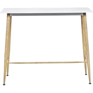 Trygg betalning Vechas Matbord 90 cm Vit/Ljust Trä - Möbler