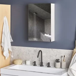 Carmenes Badrumsskåp 40 cm med Spegel Vit - Hus & renovering Erbjudandepris