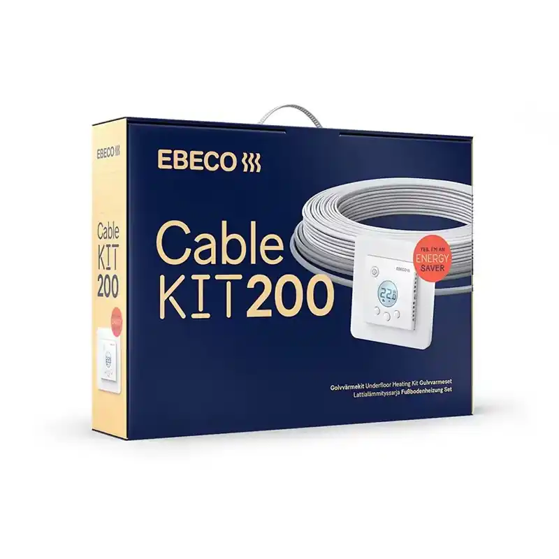 Golvvärme Ebeco Cable Kit 200 230 V Populärt val