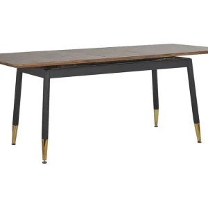 Handla nu Galice Matbord 200 cm Natur/Svart/Guld - Möbler