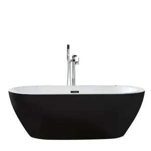 Begränsad tid Nevissa Bubbelbadkar 170 cm Fristående Svart - Hus & renovering