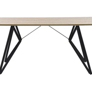 Köp nu Buscot Matbord 160 cm Ljust Trä/Svart - Möbler
