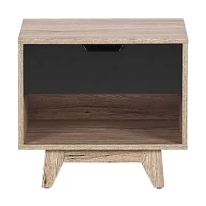 Lägg i varukorgen Hultz Soffbord 50 cm Svart/Ljust Trä - Möbler