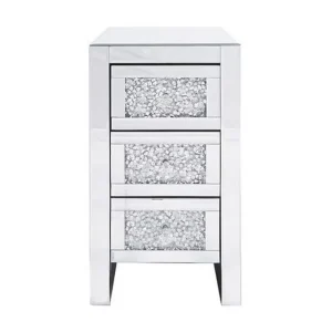 Säker betalning Loray Sängbord 30 cm Spegeleffekt/Silver - Möbler