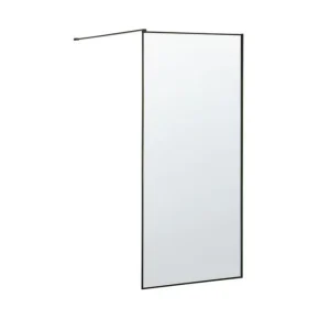 Köp nu Waspam Duschskärm 90x190 cm Härdat Glas/Svart - Hus & renovering