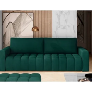 Extra rabatt Alazaro 3-sits Bäddsoffa Grön - Möbler