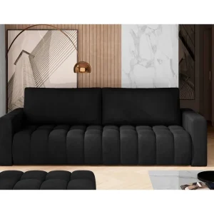 Kundfavorit Alazaro 3-sits Bäddsoffa Svart - Möbler