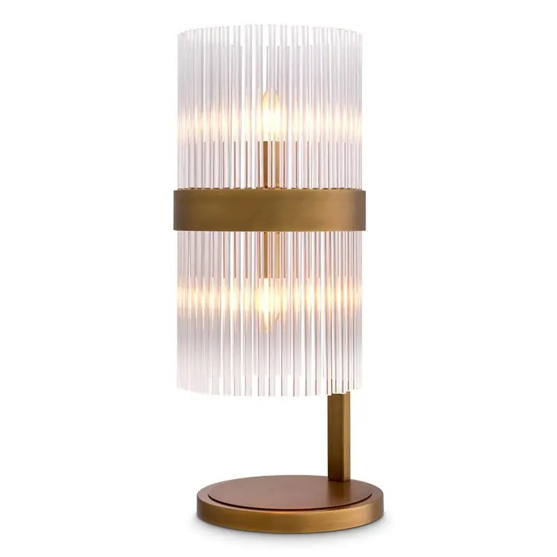 Bordslampa Eichholtz Carnero 115473 Antik Mässing Populärt val