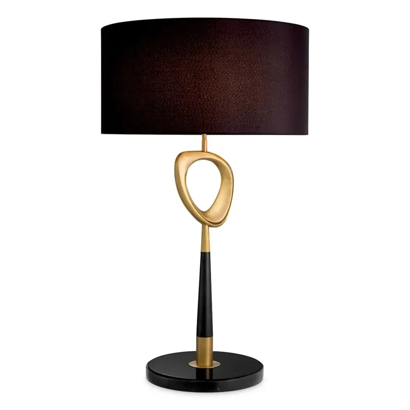 Handla nu Bordslampa Eichholtz Celine 116064 Antik Mässing/Svart