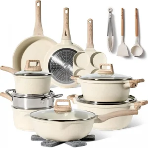 21-delars granitkokkärlsset – non-stick, induktionsklar Reapris